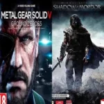 Ps3 Digital Combo 2x1 Shadow Of Mordor + Metal Gear Solid V Ground Zeroes