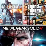 Ps3 Digital Combo 3x1 GTA V + Battlefield 4 + Metal Gear Solid V Ground Zeroes
