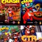 Ps3 Digital Combo 4x1 Crash (1 + 2 + 3 + CTR) Clasicos PS1
