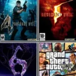 Ps3 Digital Combo 4x1 GTA V + Resident Evil 4 + 5 + 6