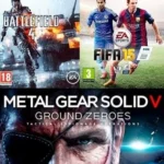 Ps3 Digital Combo FIFA 15 + Battlefield 4 + Metal Gear V Ground Zeroes