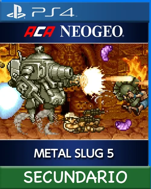 Ps4 Digital ACA NEOGEO METAL SLUG 5 Secundario