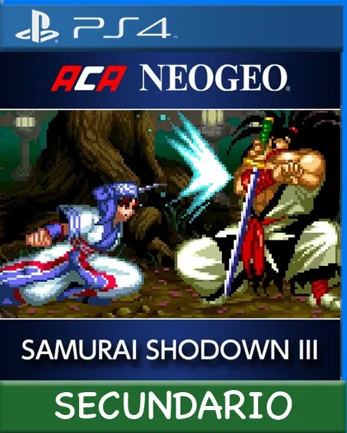 Ps4 Digital ACA NEOGEO SAMURAI SHODOWN III Secundario