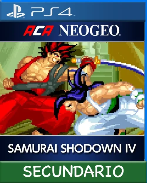 Ps4 Digital ACA NEOGEO SAMURAI SHODOWN IV Secundario