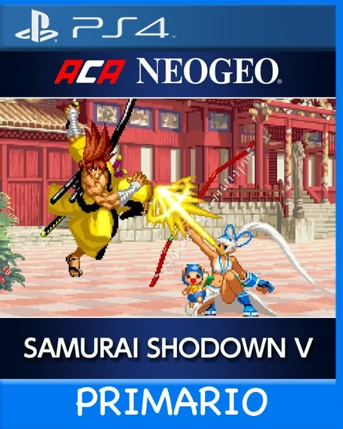 Ps4 Digital ACA NEOGEO SAMURAI SHODOWN V Primario