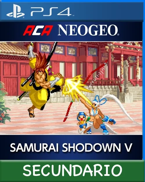 Ps4 Digital ACA NEOGEO SAMURAI SHODOWN V Secundario