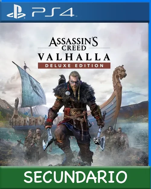 Ps4 Digital Assassin's Creed Valhalla Deluxe Secundario