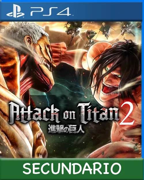 Ps4 Digital Attack on Titan 2 Secundario