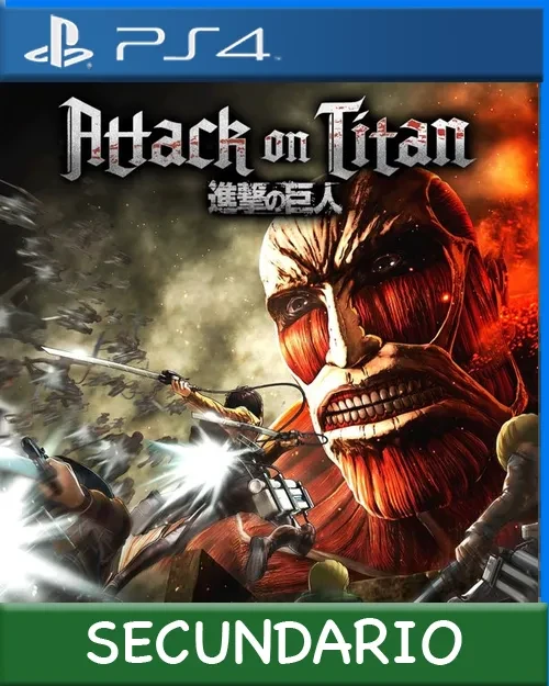 Ps4 Digital Attack on Titan Secundario
