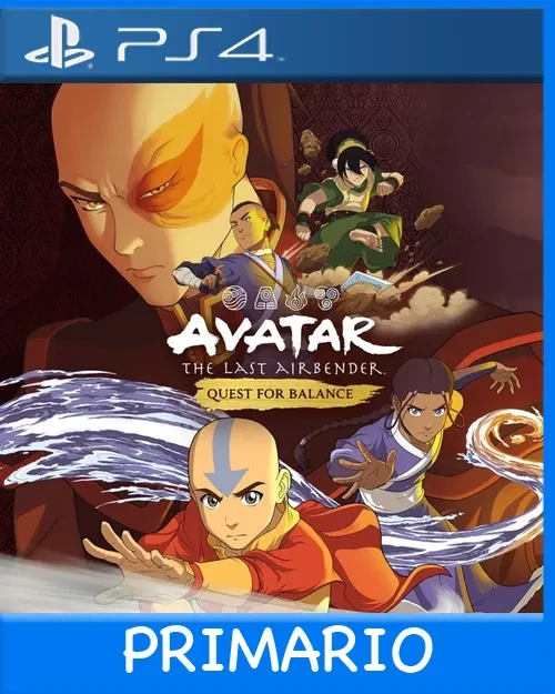 Ps4 Digital Avatar The Last Airbender: Quest for Balance Primario