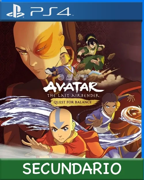 Ps4 Digital Avatar The Last Airbender: Quest for Balance Secundario