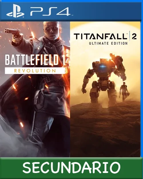 Ps4 Digital Battlefield 1 & Titanfall 2 Ultimate Bundle Secundario