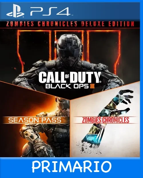 Ps4 Digital Call of Duty: Black Ops III - Zombies Chronicles Deluxe Primario