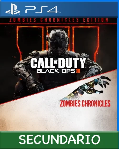 Ps4 Digital Call of Duty: Black Ops III - Zombies Chronicles Edition Secundario