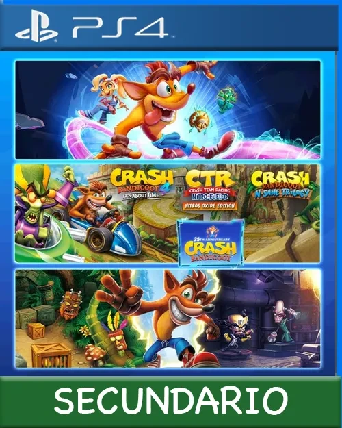 Ps4 Digital Crash Bandicoot - Crashiversary Bundle Secundario