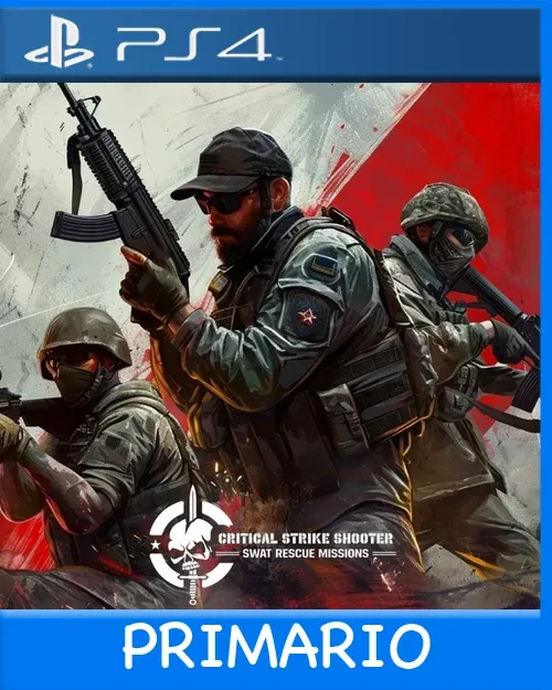 Ps4 Digital Critical Strike Shooter: SWAT Rescue Missions Primario