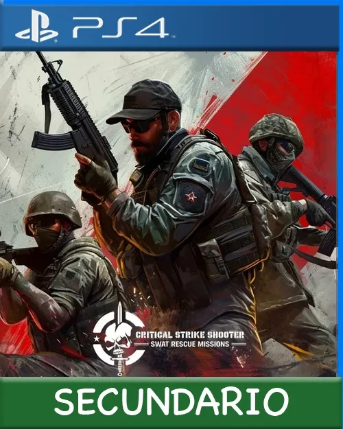 Ps4 Digital Critical Strike Shooter: SWAT Rescue Missions Secundario