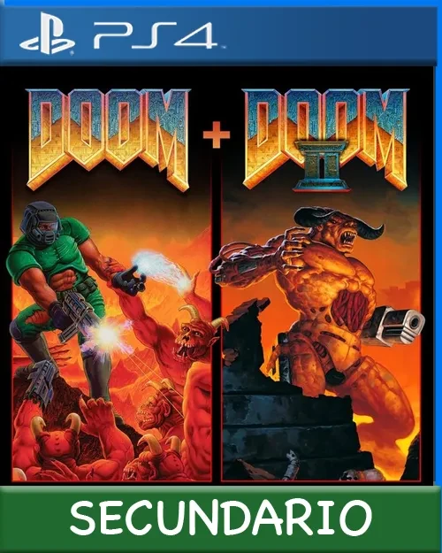 Ps4 Digital DOOM + DOOM II Secundario