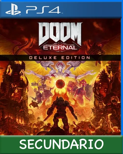 Ps4 Digital DOOM Eternal Deluxe Edition - Secundario