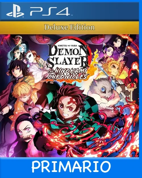 Ps4 Digital Demon Slayer -Kimetsu no Yaiba- The Hinokami Chronicles Deluxe Edition Primario