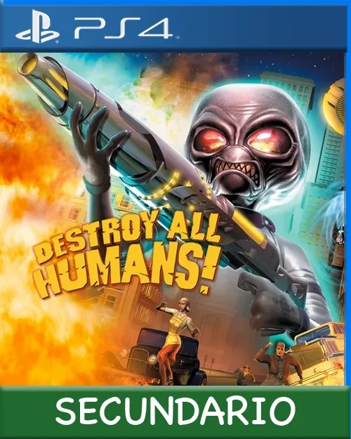 Ps4 Digital Destroy All Humans! (2005) Secundario