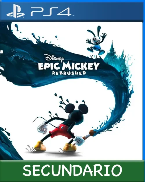 Ps4 Digital Disney Epic Mickey: Rebrushed Secundario