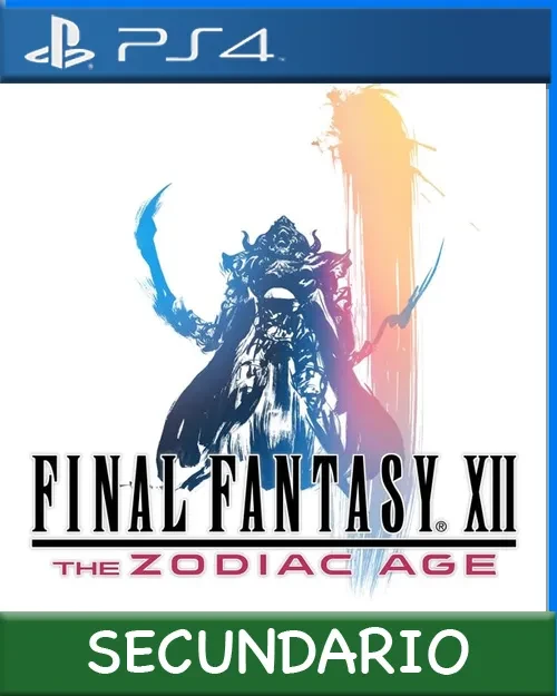 Ps4 Digital Final Fantasy XII The Zodiac Age Secundario