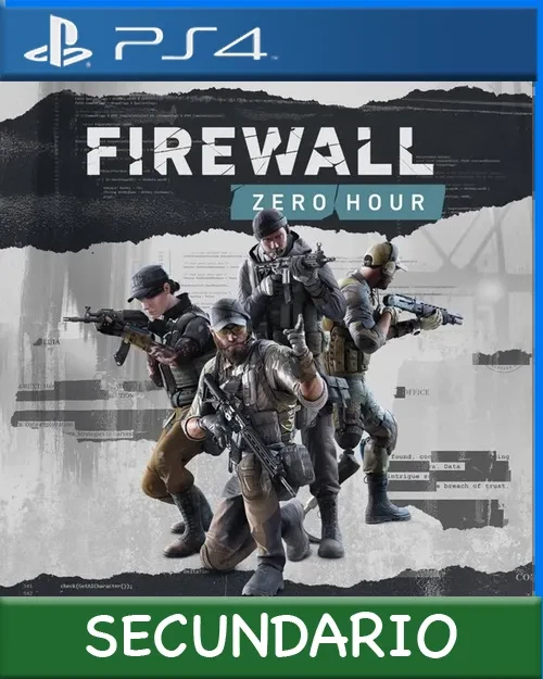 Ps4 Digital Firewall Zero Hour Secundario