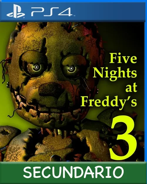 Ps4 Digital Five Nights at Freddy's 3 Secundario