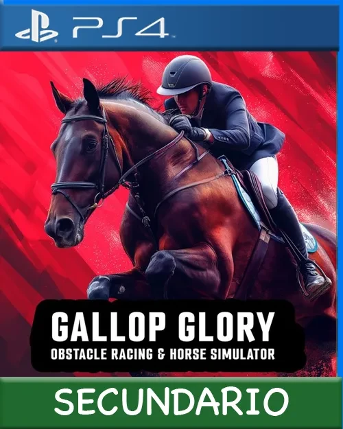 Ps4 Digital Gallop Glory: Obstacle Racing & Horse Simulator Secundario