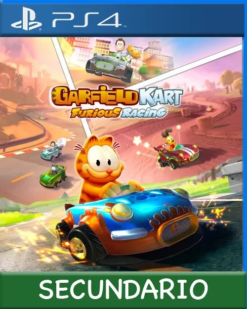 Ps4 Digital Garfield Kart - Furious Racing Secundario