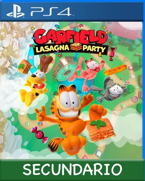 Ps4 Digital Garfield Lasagna Party Secundario