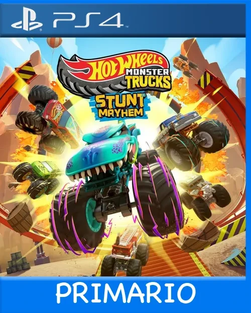 Ps4 Digital Hot Wheels Monster Trucks: Stunt Mayhem Primario