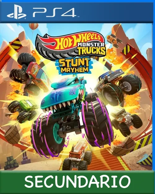 Ps4 Digital Hot Wheels Monster Trucks: Stunt Mayhem Secundario
