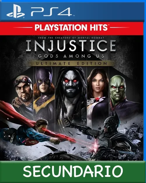 Ps4 Digital Injustice: Gods Among Us Ultimate Edition Secundario