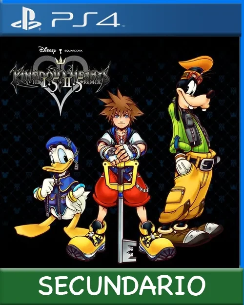 Ps4 Digital KINGDOM HEARTS HD 1.5 +2.5 ReMIX Secundario