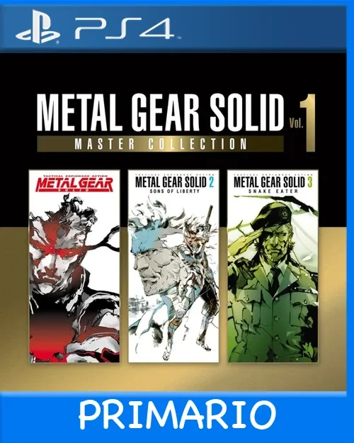 Ps4 Digital METAL GEAR SOLID: MASTER COLLECTION Vol.1 Primario