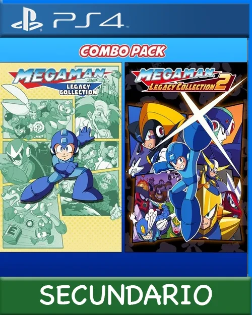 Ps4 Digital Mega Man Legacy Collection 1 & 2 Combo Pack Secundario