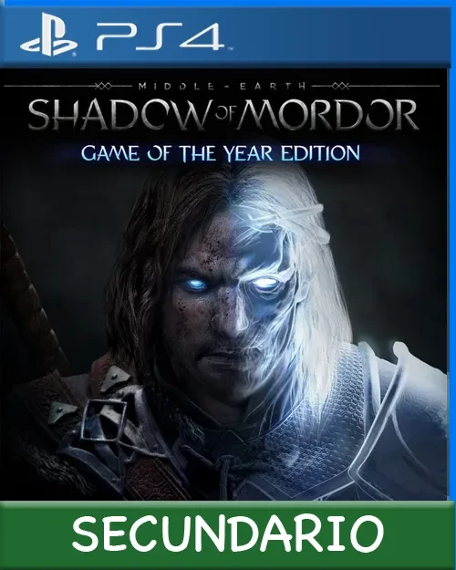 Ps4 Digital Middle-earth: Shadow of Mordor - Game of the Year Edition Secundario