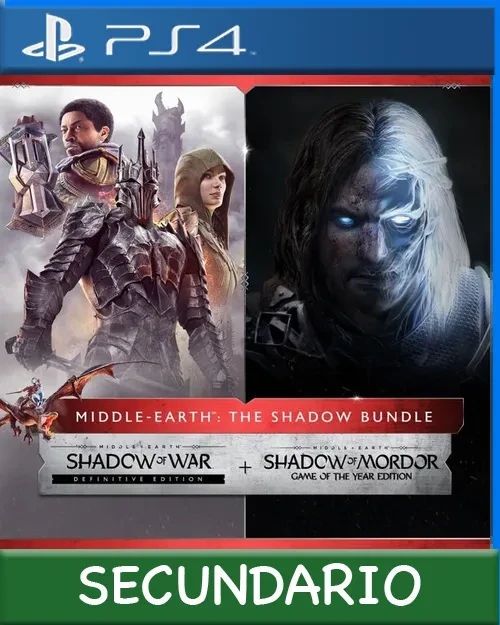 Ps4 Digital Middle-earth: The Shadow Bundle Secundario