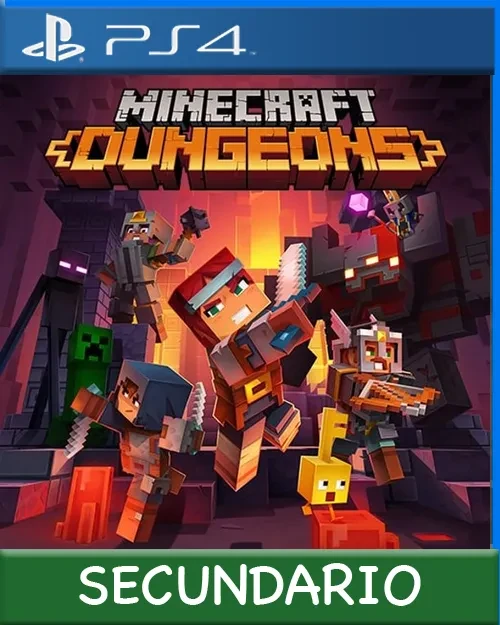 Ps4 Digital Minecraft Dungeons Secundario