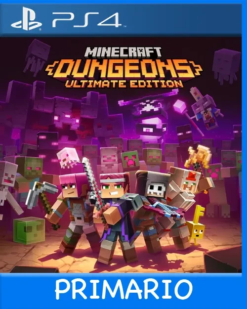 Ps4 Digital Minecraft Dungeons: Ultimate Edition Primario