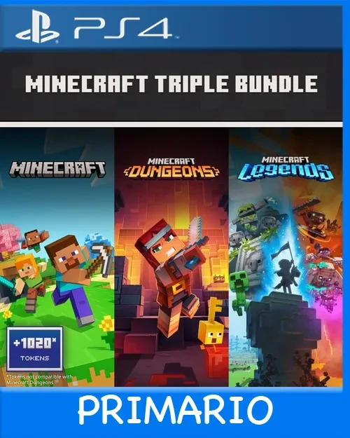 Ps4 Digital Minecraft Triple Bundle Primario
