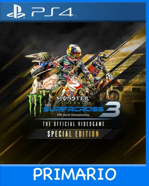 Ps4 Digital Monster Energy Supercross 3 - Special Edition Primario