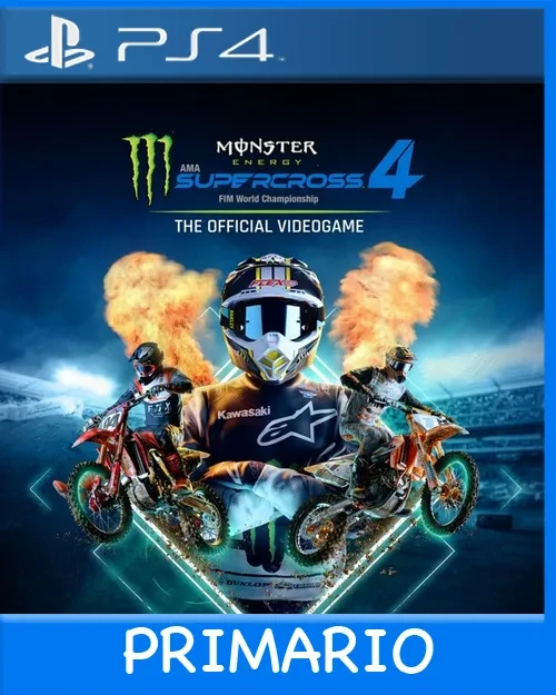 Ps4 Digital Monster Energy Supercross - The Official Videogame 4 Primario