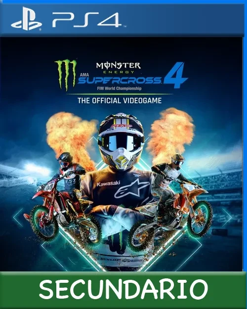 Ps4 Digital Monster Energy Supercross - The Official Videogame 4 Secundario