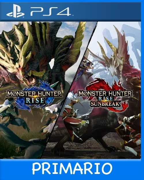 Ps4 Digital Monster Hunter Rise + Sunbreak Primario