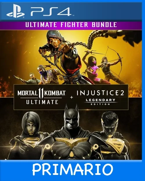 Ps4 Digital Mortal Kombat 11 Ultimate + Injustice 2 Leg. Edition Bundle Primario