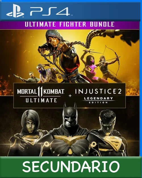Ps4 Digital Mortal Kombat 11 Ultimate + Injustice 2 Leg. Edition Bundle Secundario