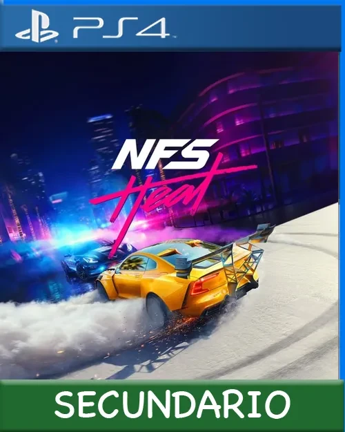 Ps4 Digital Need for Speed Heat Secundario